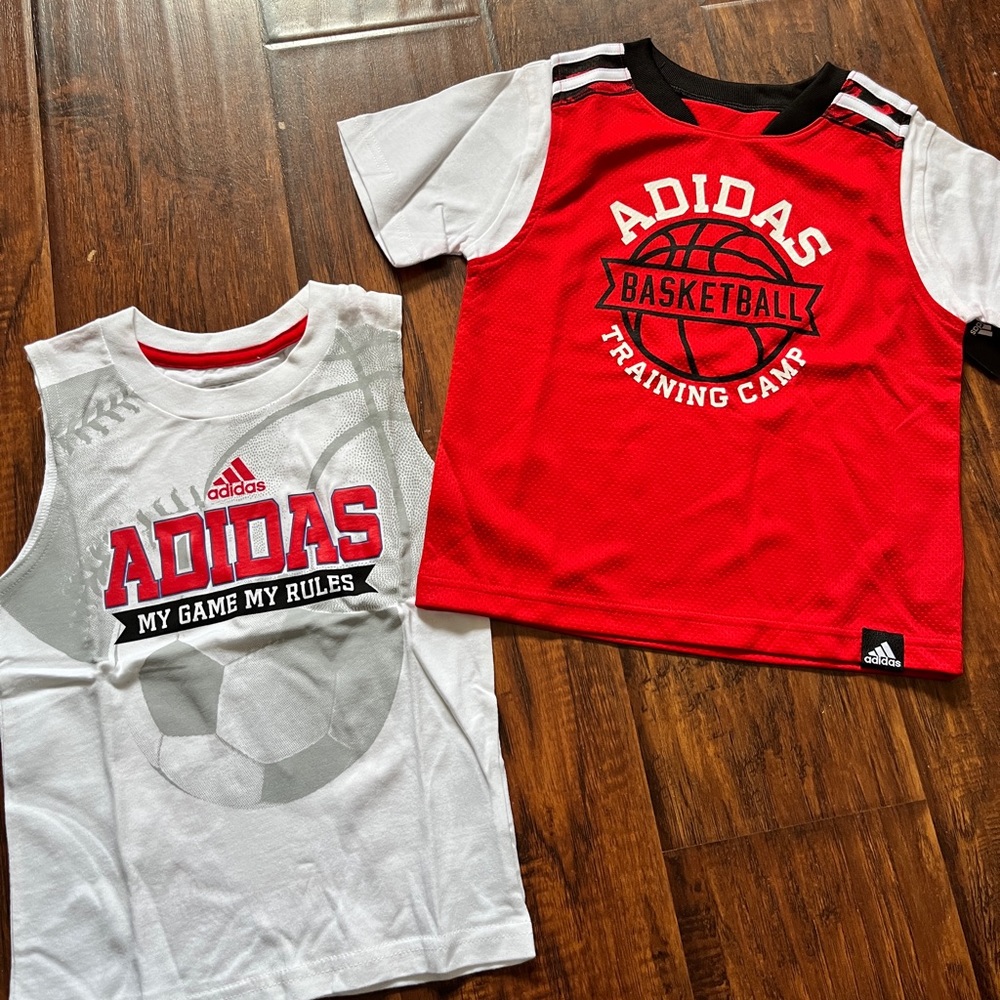 NEW! Adidas Short Sleeve Tee and Tank